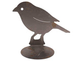 Corten bird lasercut profile design for garden and home decoration