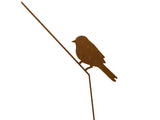 CorTen bird lasercut profile design for garden and home decoration