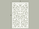 Lace white screen perforated lasercut aluminum divider