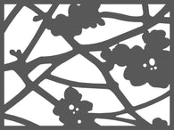 Quince texture perforated lasercut screen