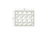 Stemona grey screen lasercut aluminum terrace and room divider