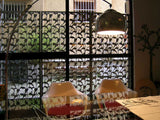 Stemona screen metal lasercut terrace and room divider