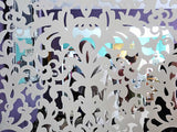 Merletto screen burano museum room divider detail based on traditionals drawings of Venetian Lace